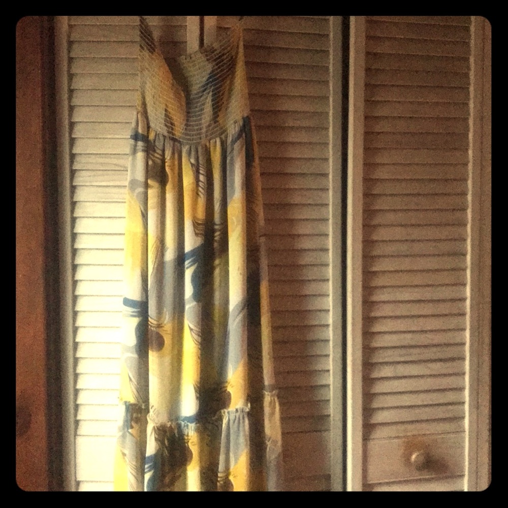 Strapless sundress